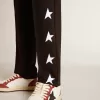 Pantalones de chándal negros para niño con estrellas blancas
