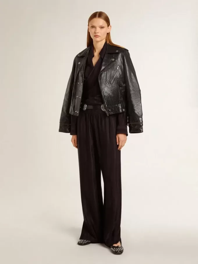 Pantalones de chándal para mujer con abertura en el tobillo