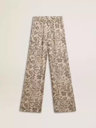 Pantalones de chándal para mujer con estampado floral