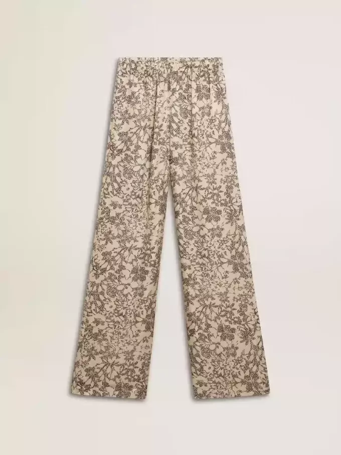 Pantalones de chándal para mujer con estampado floral