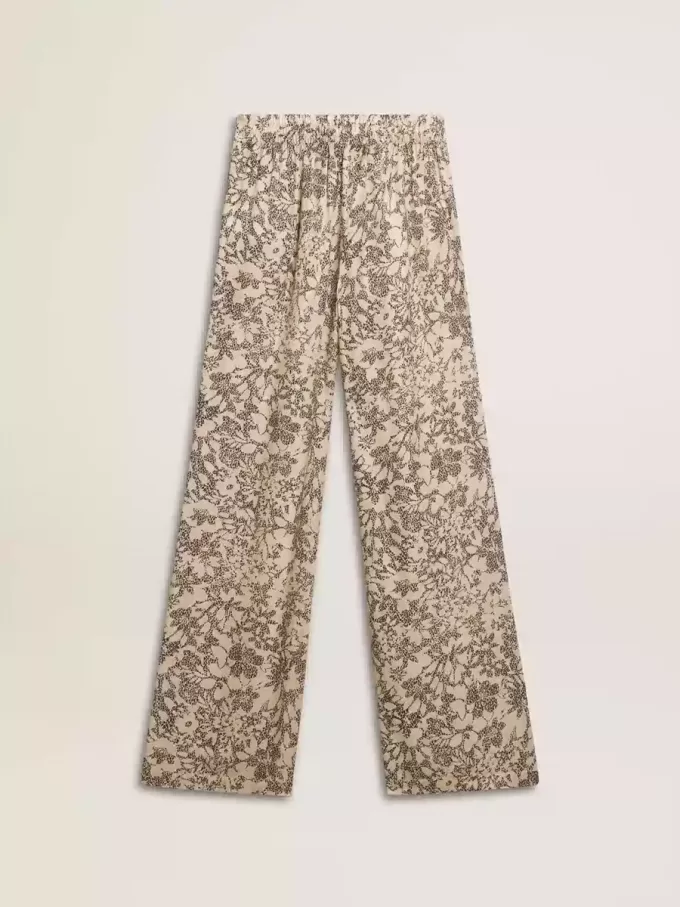 Pantalones de chándal para mujer con estampado floral