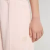 Pantalones de chándal rosas con estampado para niña
