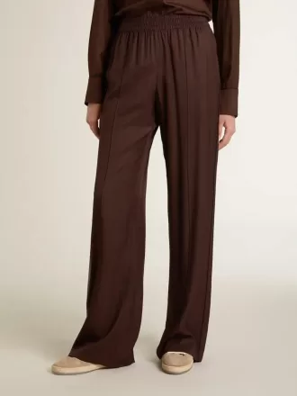 Pantalones de jogging marrones para mujer