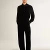 Pantalones de terciopelo negro para hombre Pantalones de terciopelo negro para hombre