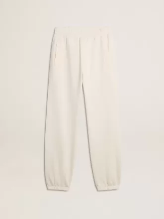 Pantalones joggers blancos