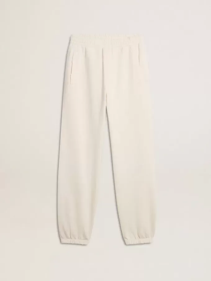 Pantalones joggers blancos