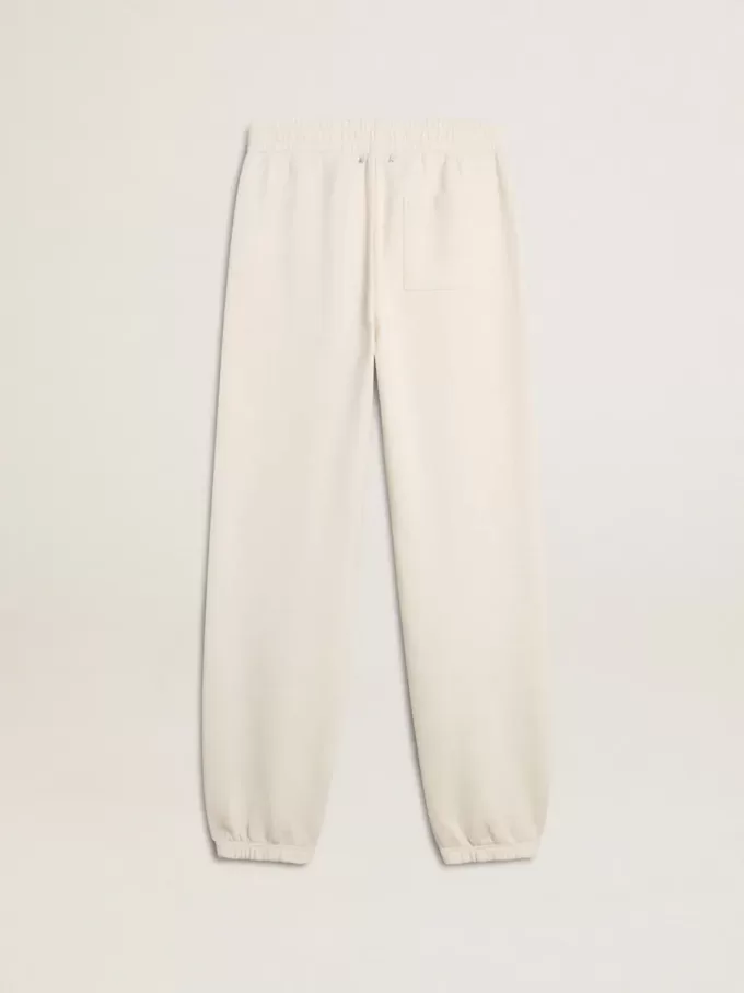Pantalones joggers blancos