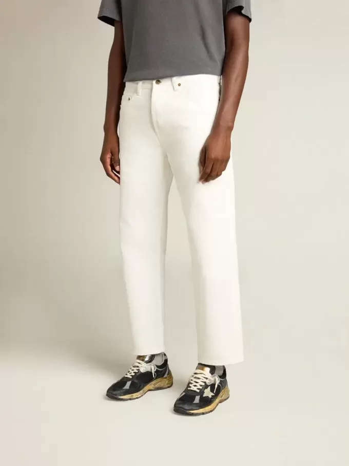 Pantalones vaqueros blancos para hombre