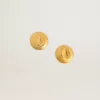 Pendientes circulares dorados