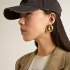 Pendientes circulares dorados