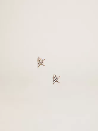 Pendientes de botón para mujer en color oro antiguo con cuentas decorativas