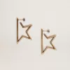 Pendientes de mujer con colgante en color oro antiguo Star