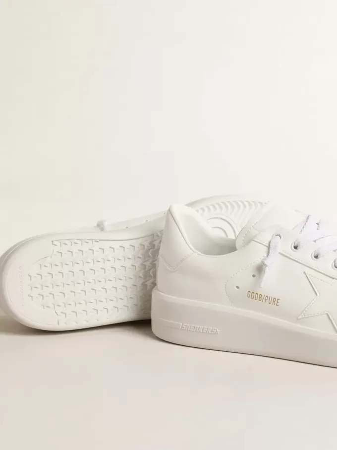 Purestar bio para hombre con estrella blanca y lengüeta en el talón