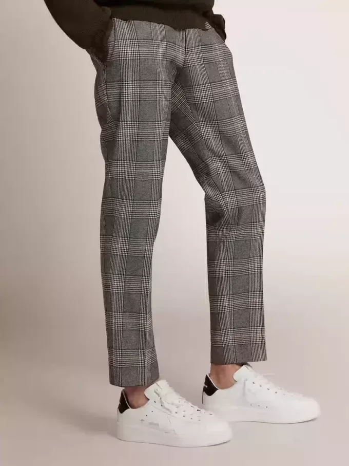 Purestar para hombre con estrella de cuero y lengüeta del talón de cuero negro