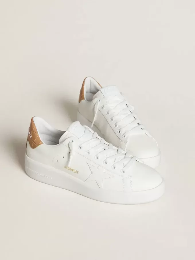 Purestar para mujer con estrella de piel y lengüeta del talón de piel con estampado de cocodrilo Purestar para mujer con estrella de piel y lengüeta del talón de piel con estampado de cocodrilo