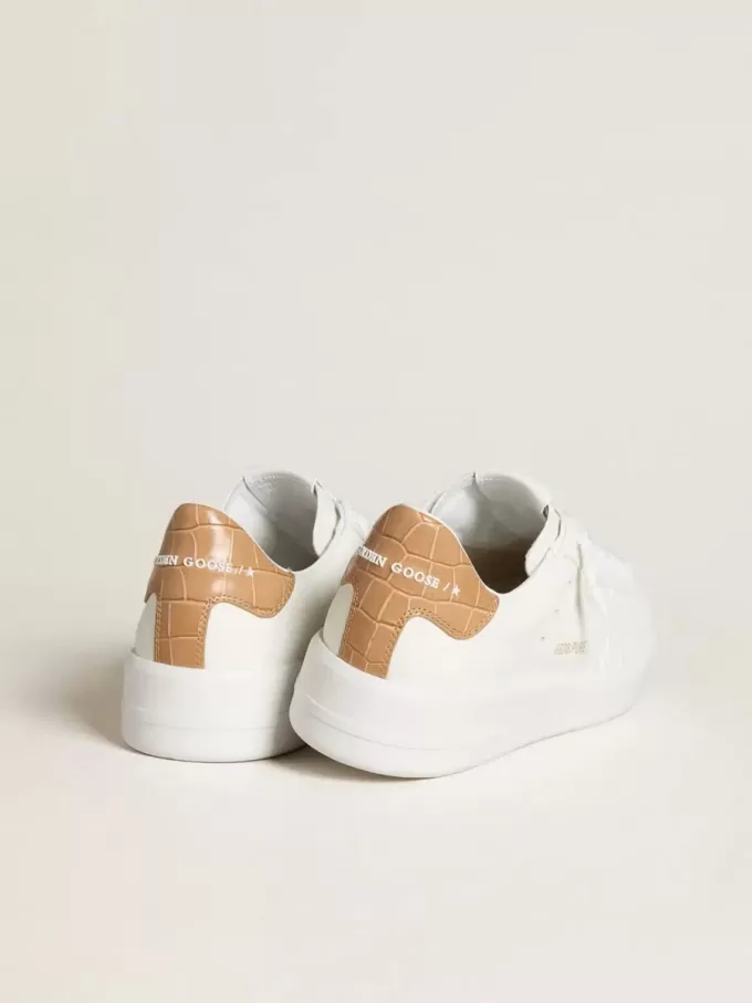 Purestar para mujer con estrella de piel y lengüeta del talón de piel con estampado de cocodrilo Purestar para mujer con estrella de piel y lengüeta del talón de piel con estampado de cocodrilo