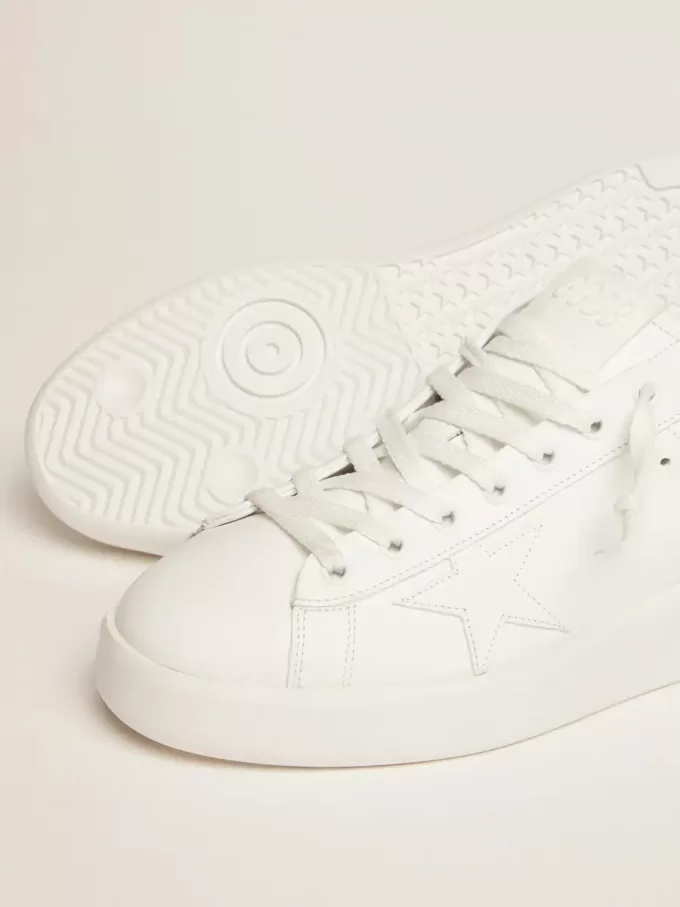 Purestar para mujer con lengüeta negra en el talón Purestar para mujer con lengüeta negra en el talón