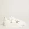 Purestar para mujer en piel blanca con estrella de cristal Swarovski plateado
