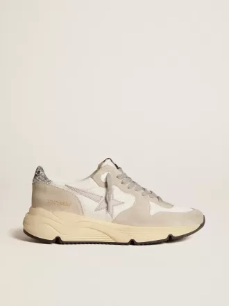 Running Sole LTD en malla con estrella de cuero y lengüeta brillante en el talón