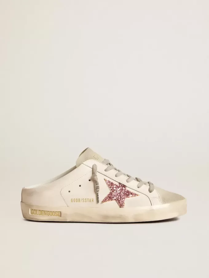 Sabot Super-Star de origen biológico con estrella rosa brillante y puntera de ante