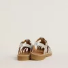 Sandalias Maxime Young en plata con microglitter