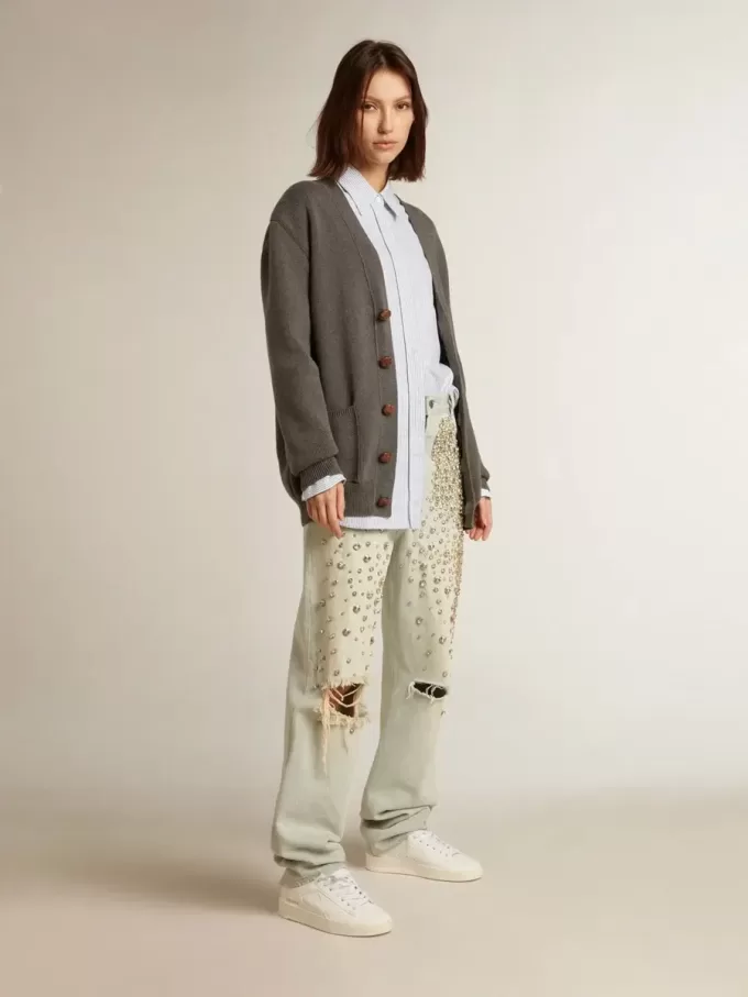 Stardan bio para mujer con estrella blanca y lengüeta en el talón Stardan bio para mujer con estrella blanca y lengüeta en el talón