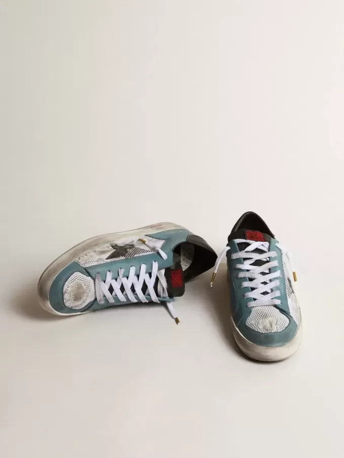 Stardan para hombre con malla desgastada y parte superior en color petróleo