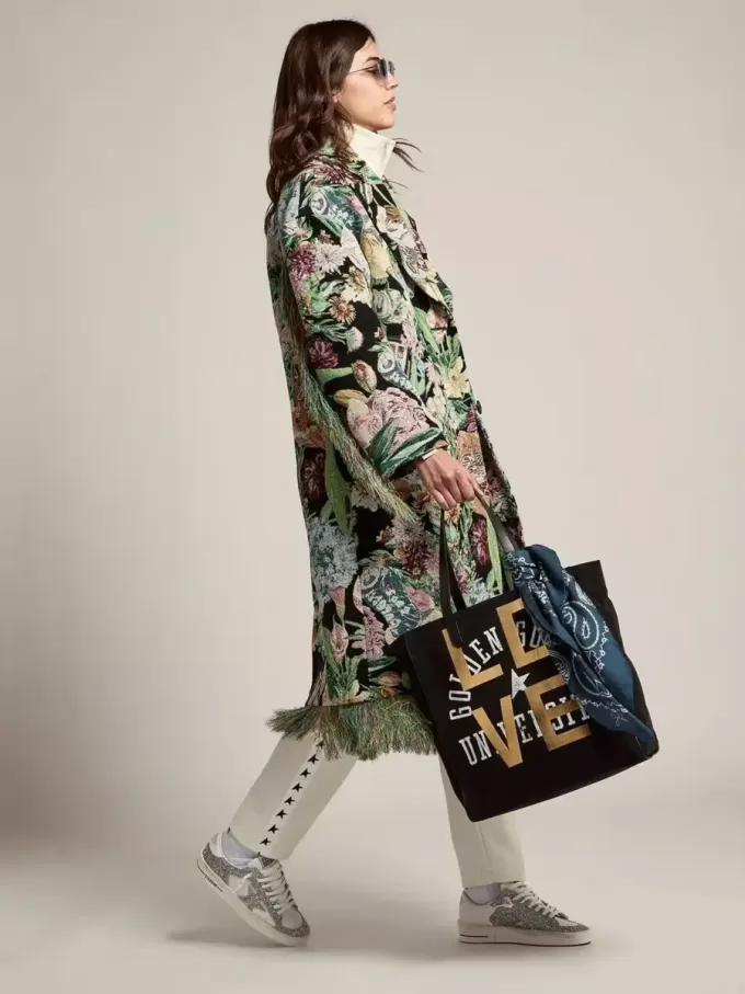 Stardan para mujer en piel blanca y purpurina Stardan para mujer en piel blanca y purpurina