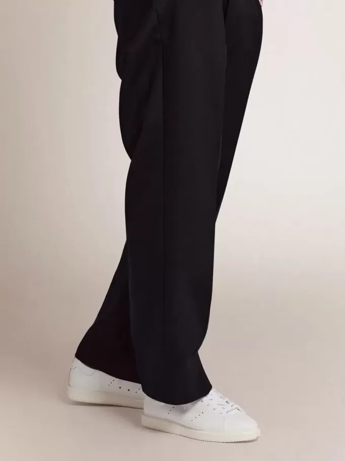 Starter para hombre en piel con estrella en la lengüeta del talón Starter para hombre en piel con estrella en la lengüeta del talón