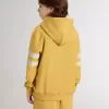Sudadera amarilla para niños con estampado vintage Sudadera amarilla para niños con estampado vintage