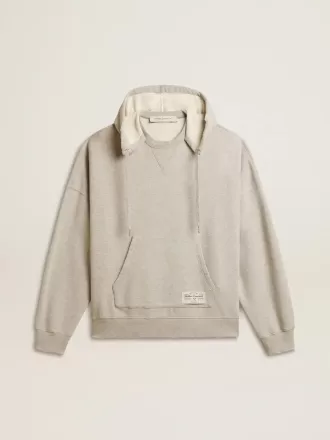 Sudadera con capucha unisex de algodón con estampado en la espalda.