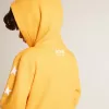 Sudadera naranja para niño con cierre de cremallera Sudadera naranja para niño con cierre de cremallera
