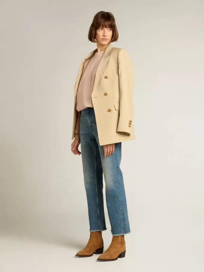 Sudadera rosa empolvado con logotipo invertido en la espalda – Jersey Capsule Sudadera rosa empolvado con logotipo invertido en la espalda – Jersey Capsule