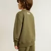 Sudadera verde oscuro para niño con una estrella maxi blanca en la parte delantera Sudadera verde oscuro para niño con una estrella maxi blanca en la parte delantera