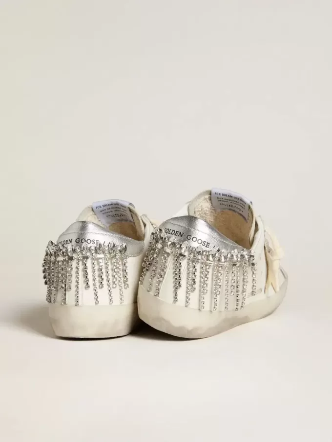 Super-Star LTD con estrella de ante y lengüeta de cuero con cristales Super-Star LTD con estrella de ante y lengüeta de cuero con cristales