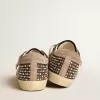 Super-Star LTD en nubuck gris con perlas Swarovski y estrella de ante