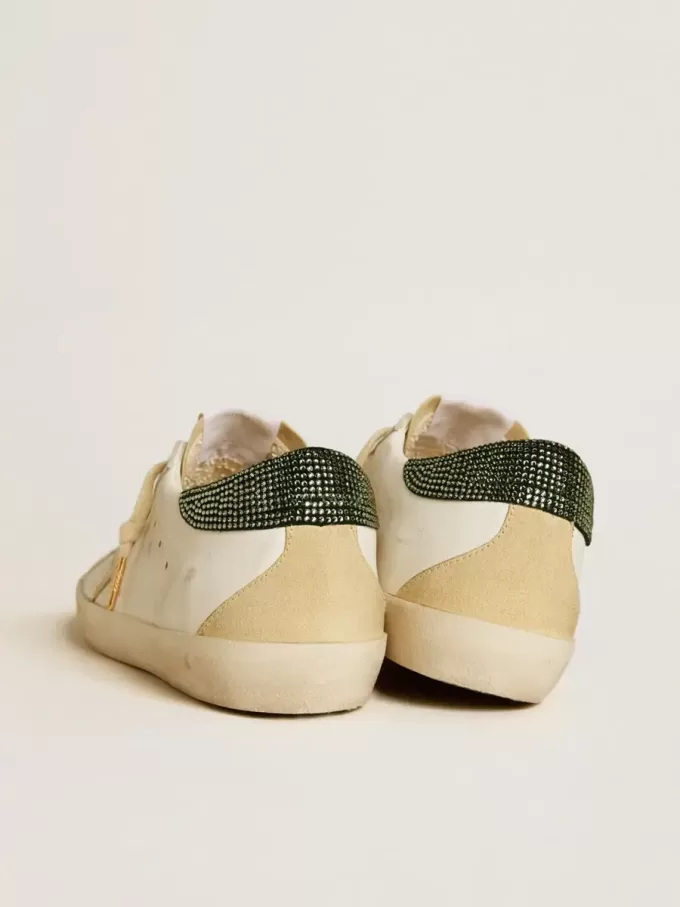 Super-Star LTD para mujer con estrella de piel y talón con cristal Swarovski Super-Star LTD para mujer con estrella de piel y talón con cristal Swarovski