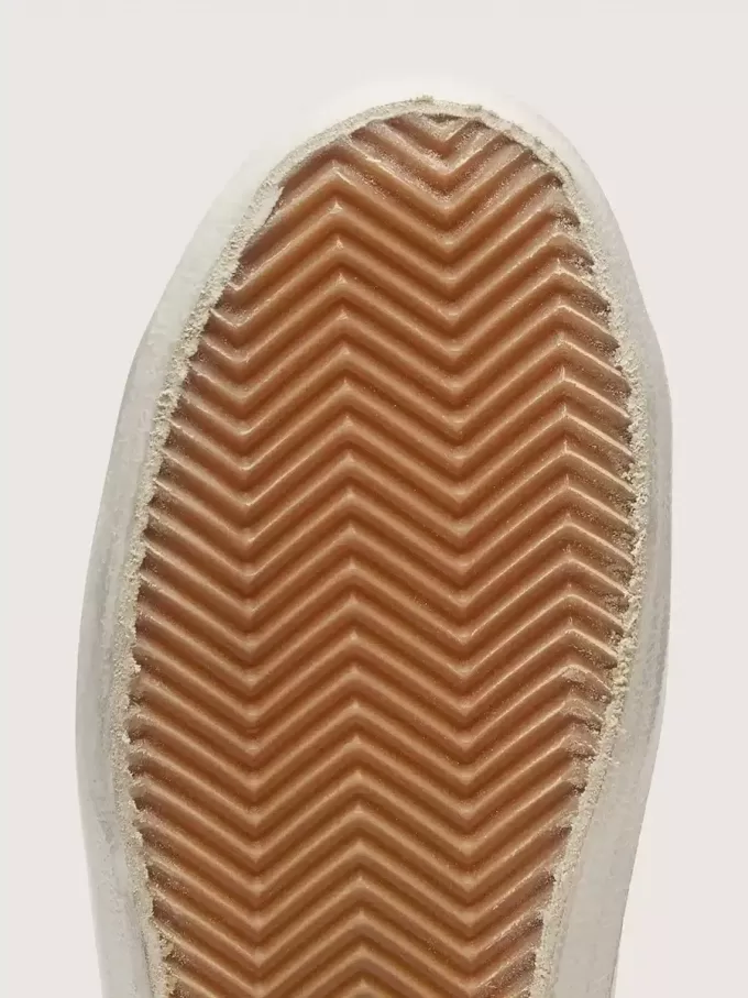 Super-Star LTD para mujer en piel blanca con estrella y lengüeta del talón en piel azul claro