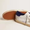 Super-Star para hombre con estrella de ante y lengüeta azul en el talón