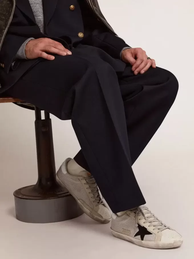 Super-Star para hombre en piel con estrella negra