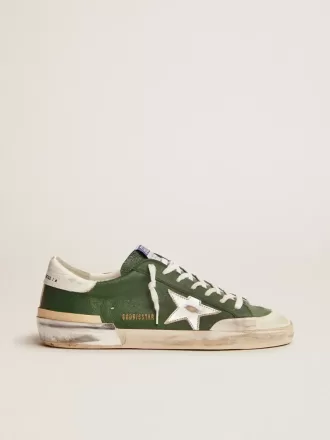 Super-Star para hombre en piel verde y multifoxing