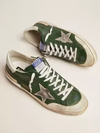 Super-Star para hombre en piel verde y multifoxing