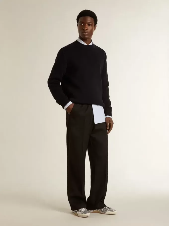 True-Star para hombre con lentejuelas plateadas, estrella negra y lengüeta de cuero beige en el talón