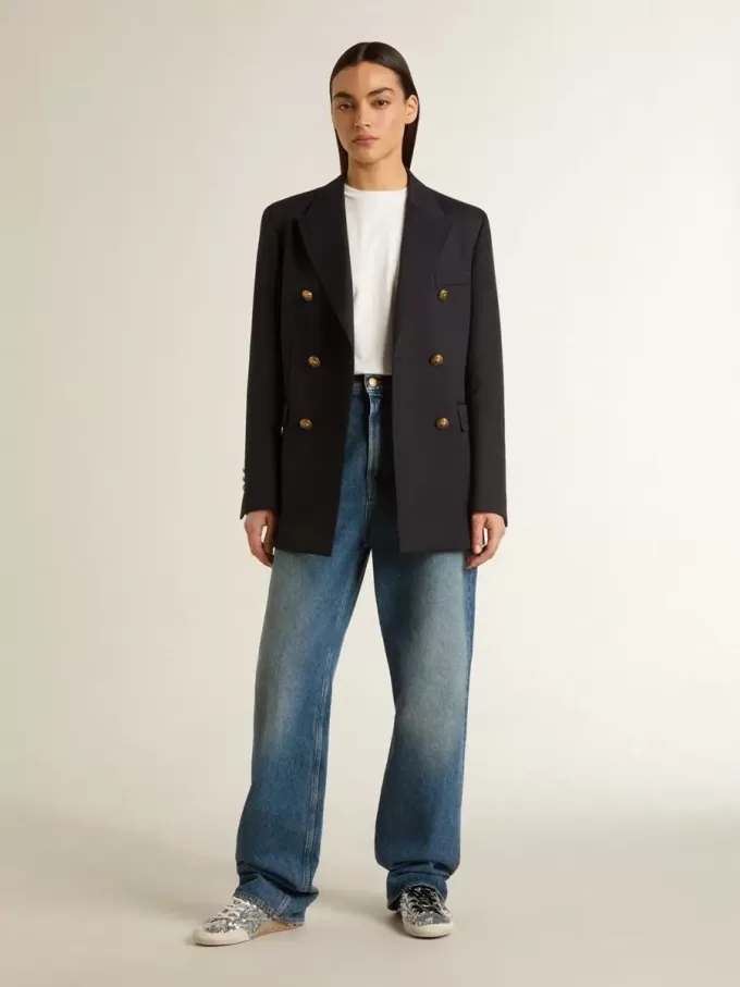 True-Star para mujer con lentejuelas plateadas, estrella negra y lengüeta de cuero plateado en el talón