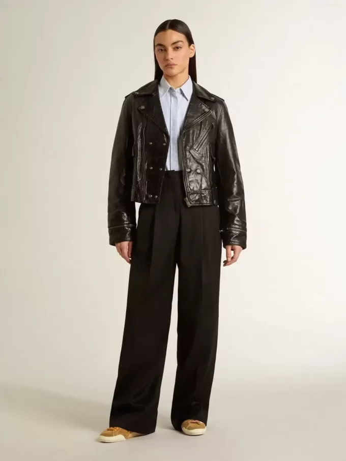 True-Star para mujer en ante color tabaco con estrella blanca y lengüeta platino en el talón