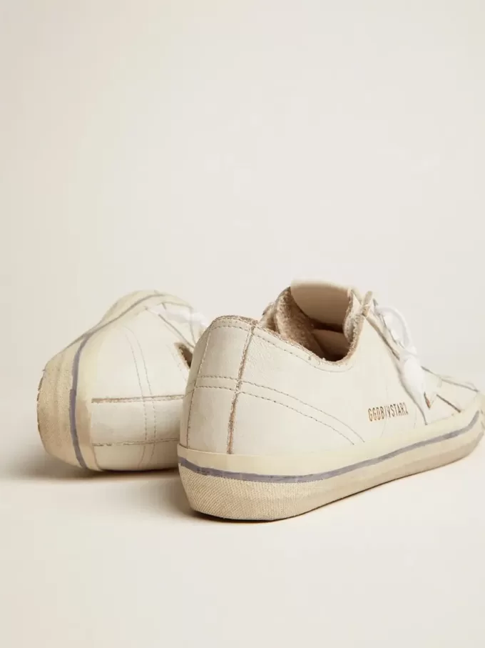 V-Star para mujer en piel con efecto vintage