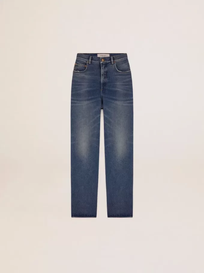 Vaqueros de mujer con lavado medio