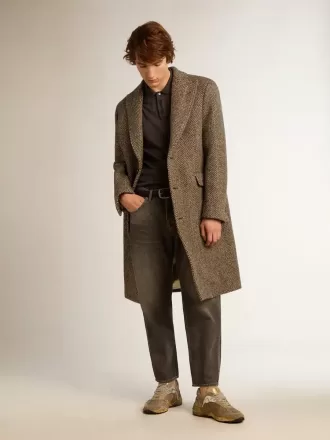 Vaqueros negros para hombre con efecto lavado a la piedra