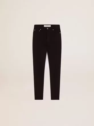 Vaqueros pitillo negros para mujer