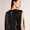 Vestido negro con lentejuelas para mujer Vestido negro con lentejuelas para mujer